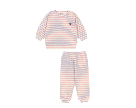 Itty Sweat Set - Lolly Stripe