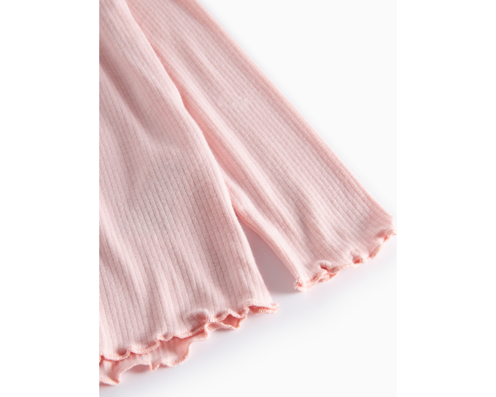 Tani Modal Ribbed Set - Rosewater
