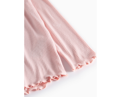 Tani Modal Ribbed Set - Rosewater