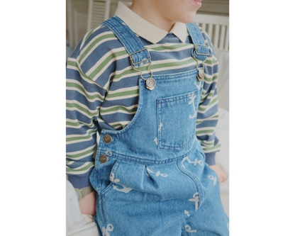 Sporty Long Sleeve Polo - Spellbound Stripe