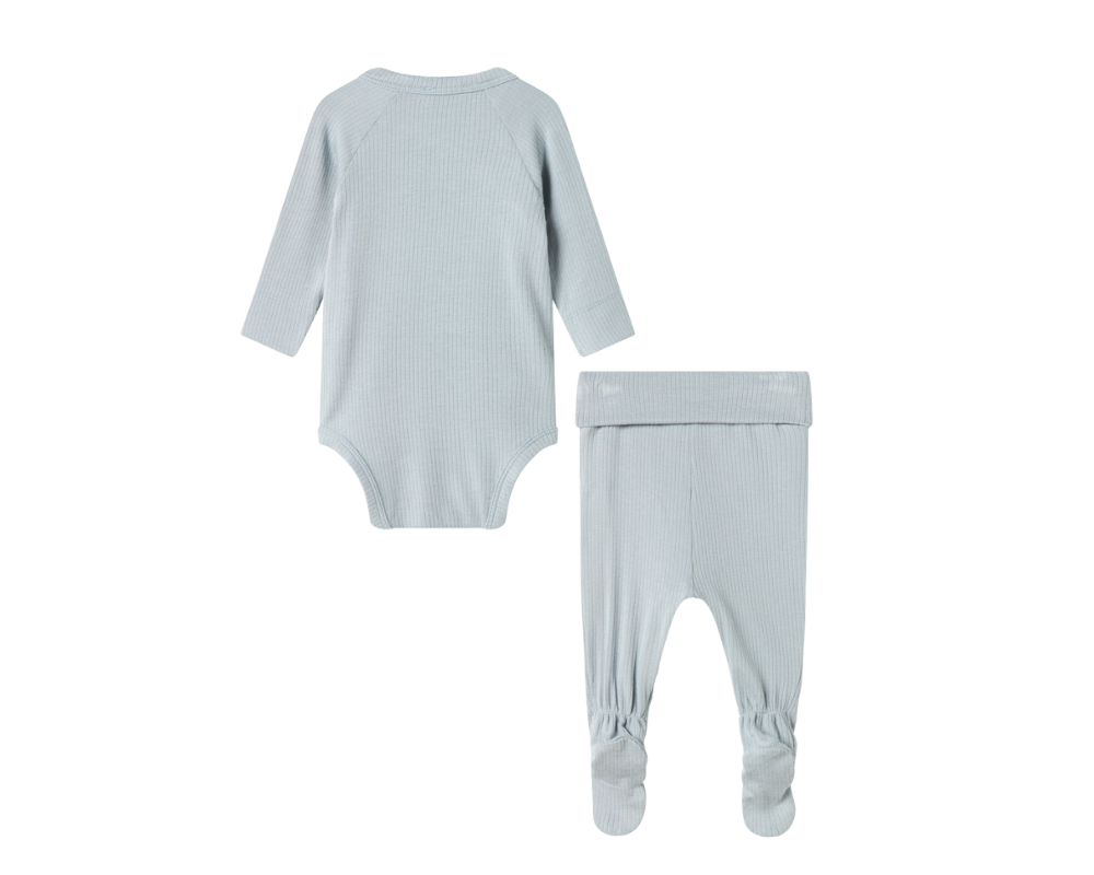 Blue Stone Newborn Onesie Set