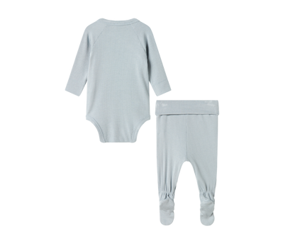 Blue Stone Newborn Onesie Set