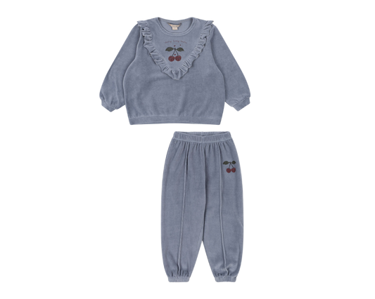 Wally Frill Sweatset - Tradewinds