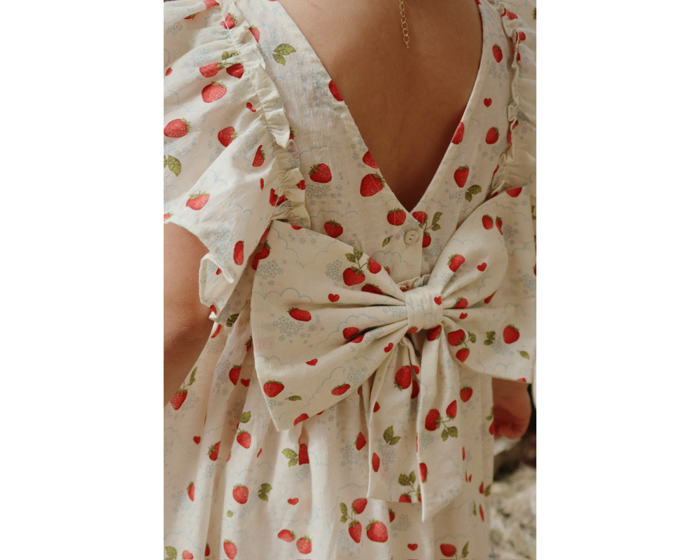 Evia Bow Dress - Marmalade