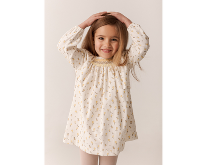 Peras Amarillo Long Sleeve Dress
