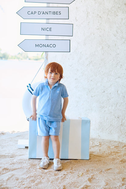 Blue Terry Set