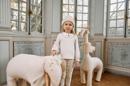 Beige Set with Embroidery