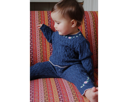 Rosier Sweater Set - Ensign Blue