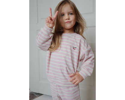 Itty Sweat Set - Lolly Stripe