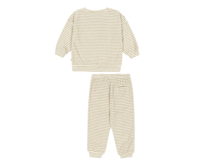 Itty Sweat Set - Tea Stripe