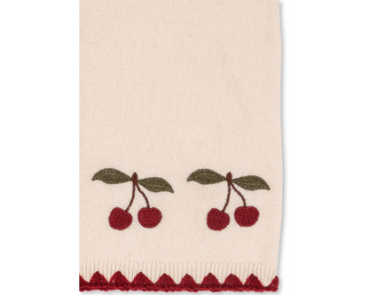 Collette Cardigan - Off White Cherry
