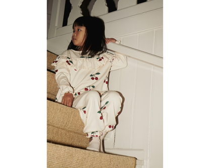 Malli Glitter Blouse and Pants Set - Ma Grande Cerise Glitter Mellow