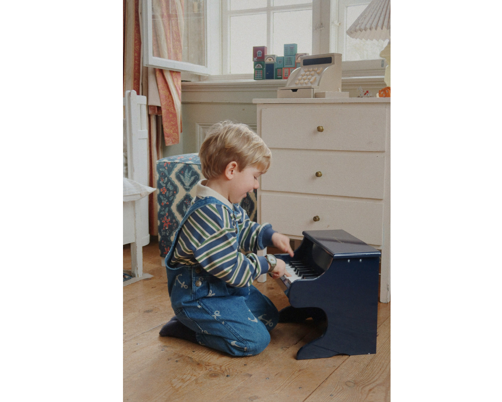 Sporty Long Sleeve Polo - Spellbound Stripe