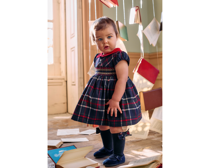 Balmoral Tartan Smocked Dress