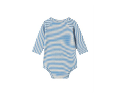 Bruno Blue Stripe Ribbed Baby Set
