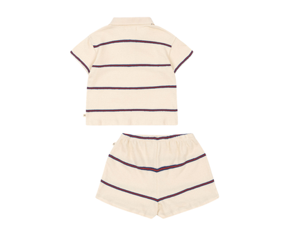 Trio Polo Shorts Set