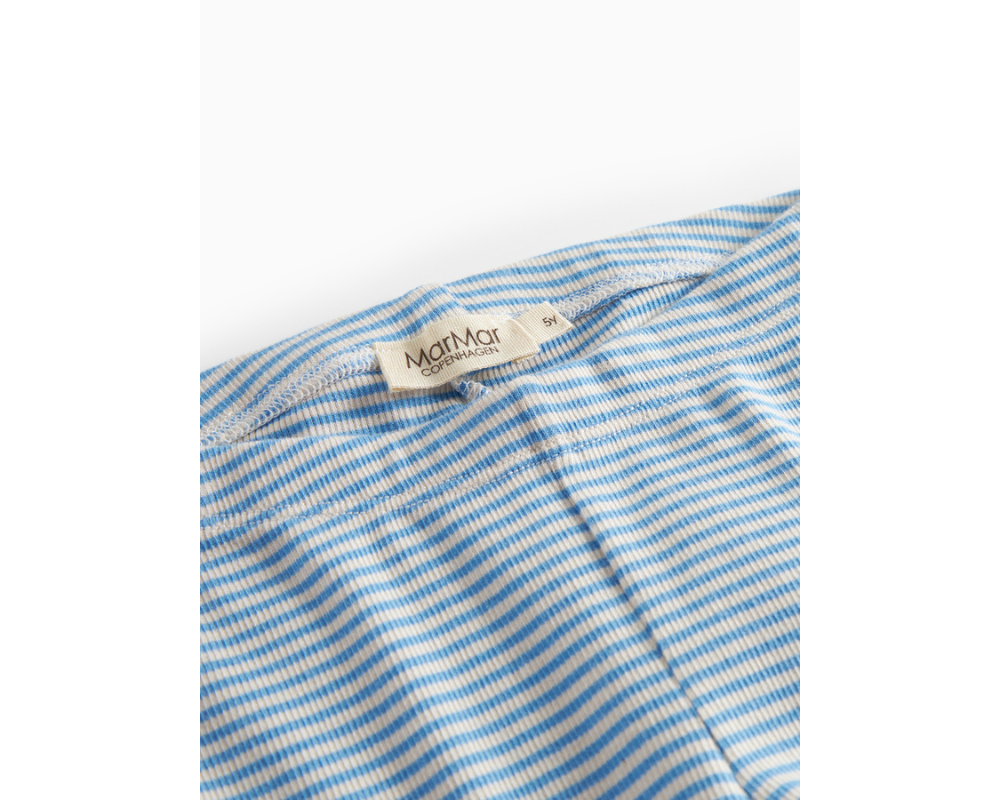 Blue Striped Long Sleeve Onesie Set