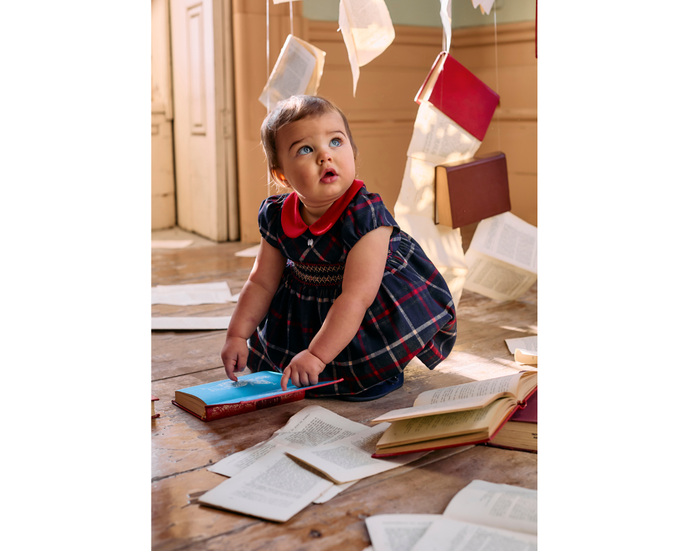 Balmoral Tartan Smocked Dress