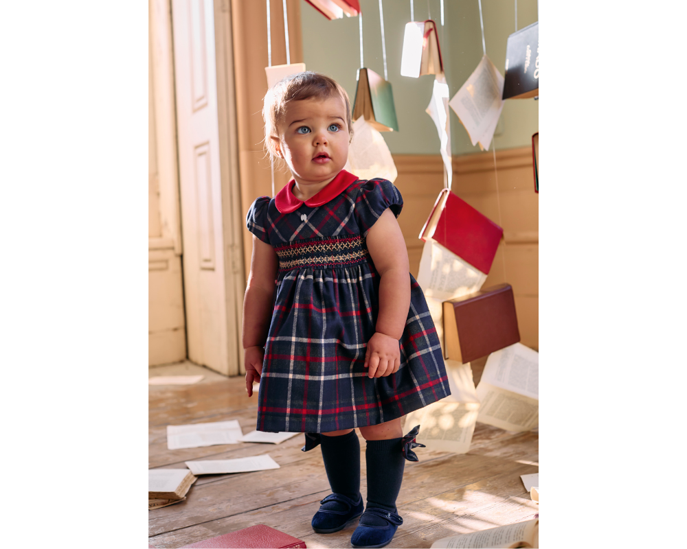 Balmoral Tartan Smocked Dress