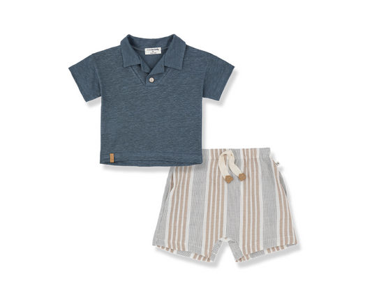 Antonio Shorts Set - Petroleum