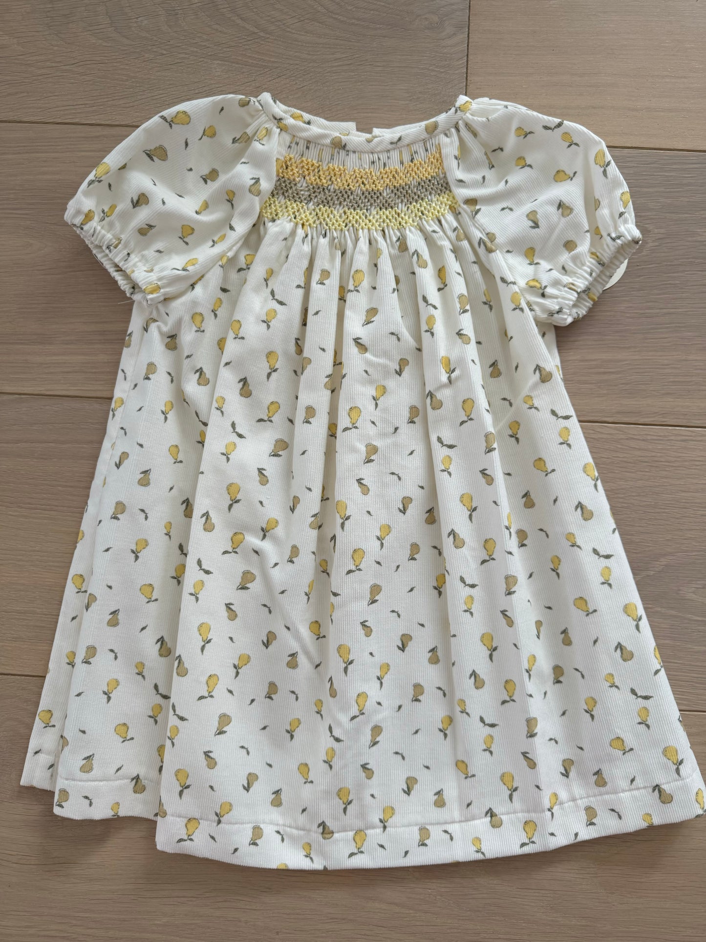 Peras Amarillo Short Sleeve Dress