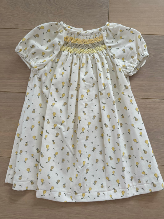 Peras Amarillo Short Sleeve Dress