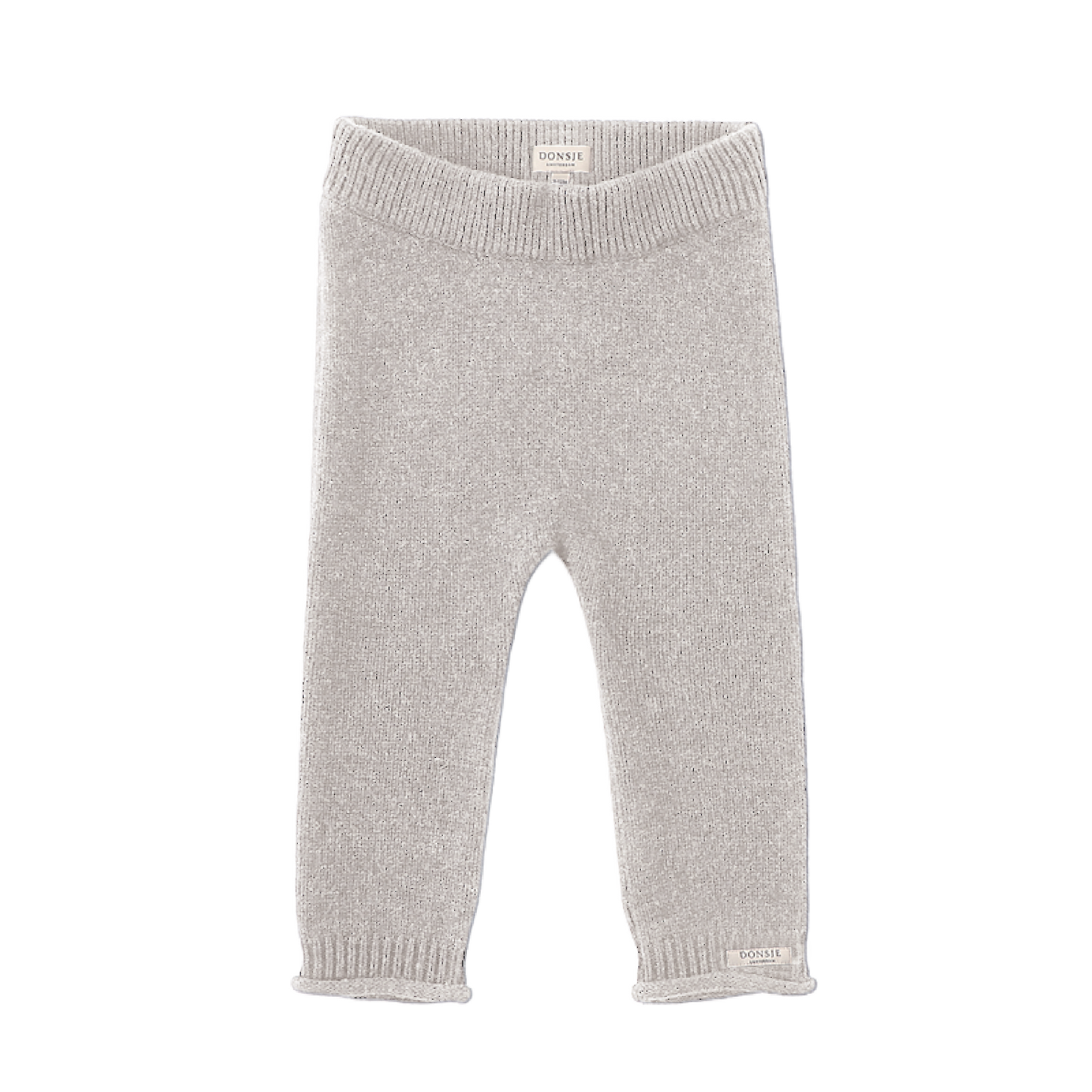 Trig Merino Wool Trousers - Soft Grey Melange