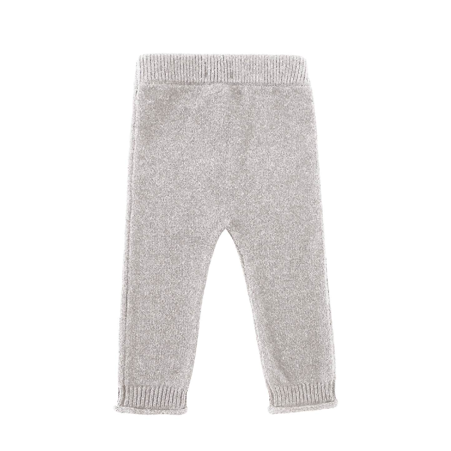 Trig Merino Wool Trousers - Soft Grey Melange