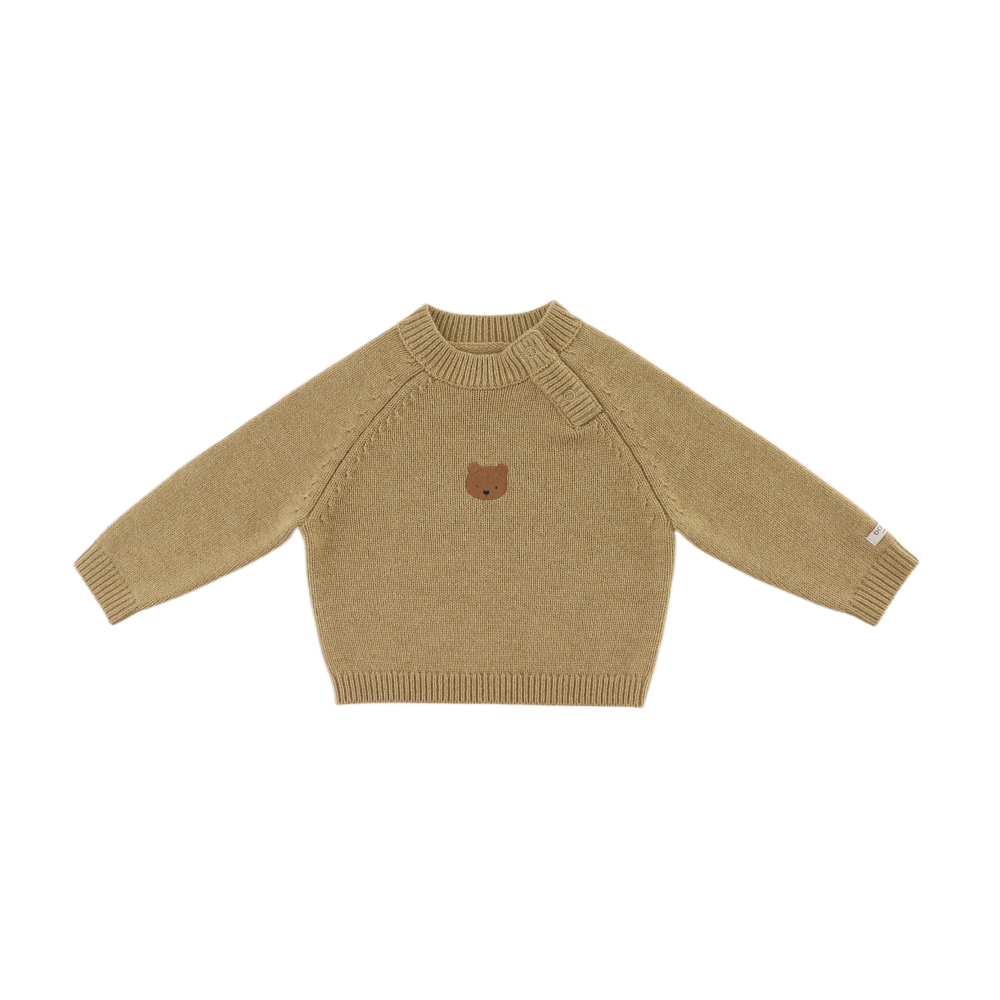 Sibbe Merino Wool Sweater Bear