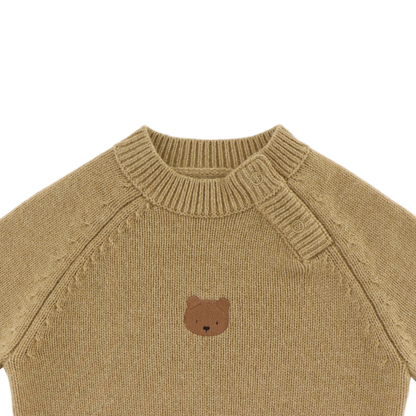 Sibbe Merino Wool Sweater Bear