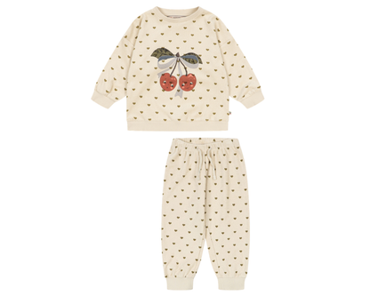 Mitty Sweat Set - Oyster Coeur