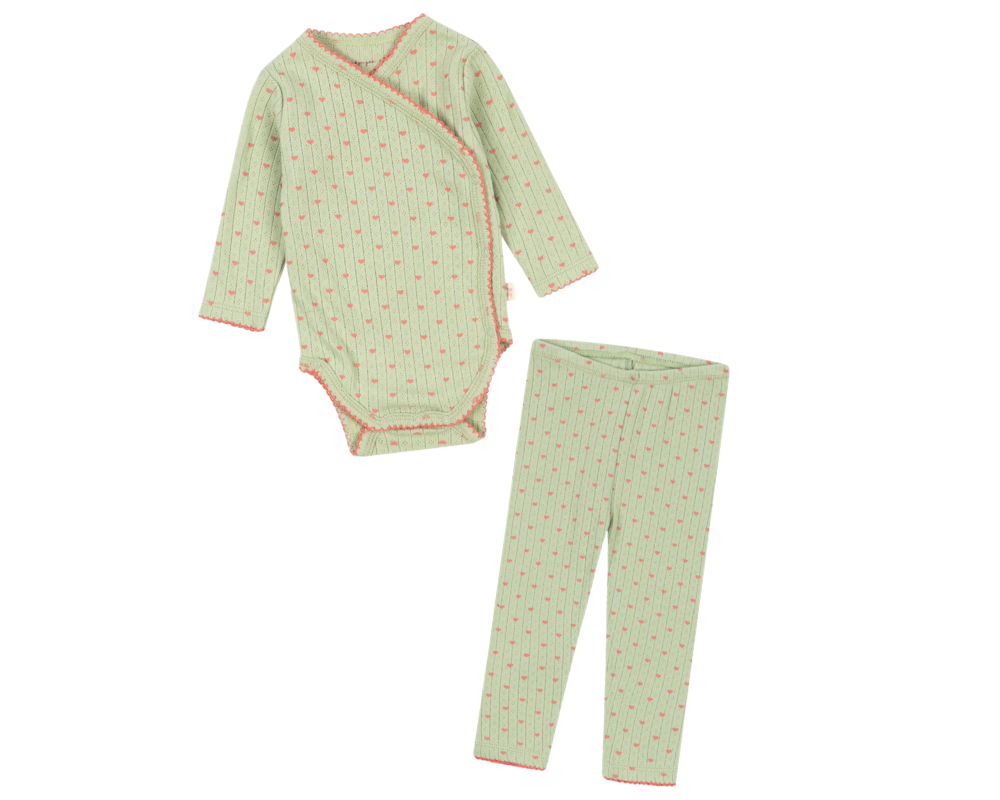 Minnie Pointelle Newborn Set - Coeur Lint