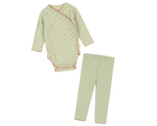 Minnie Pointelle Newborn Set - Coeur Lint