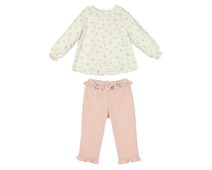 Bebito Butterfly Blouse and Legging Set