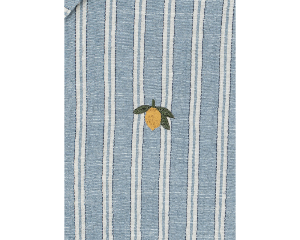 Elliot Shorts Set - Trio Bleu Stripe