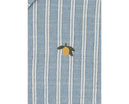 Elliot Shorts Set - Trio Bleu Stripe