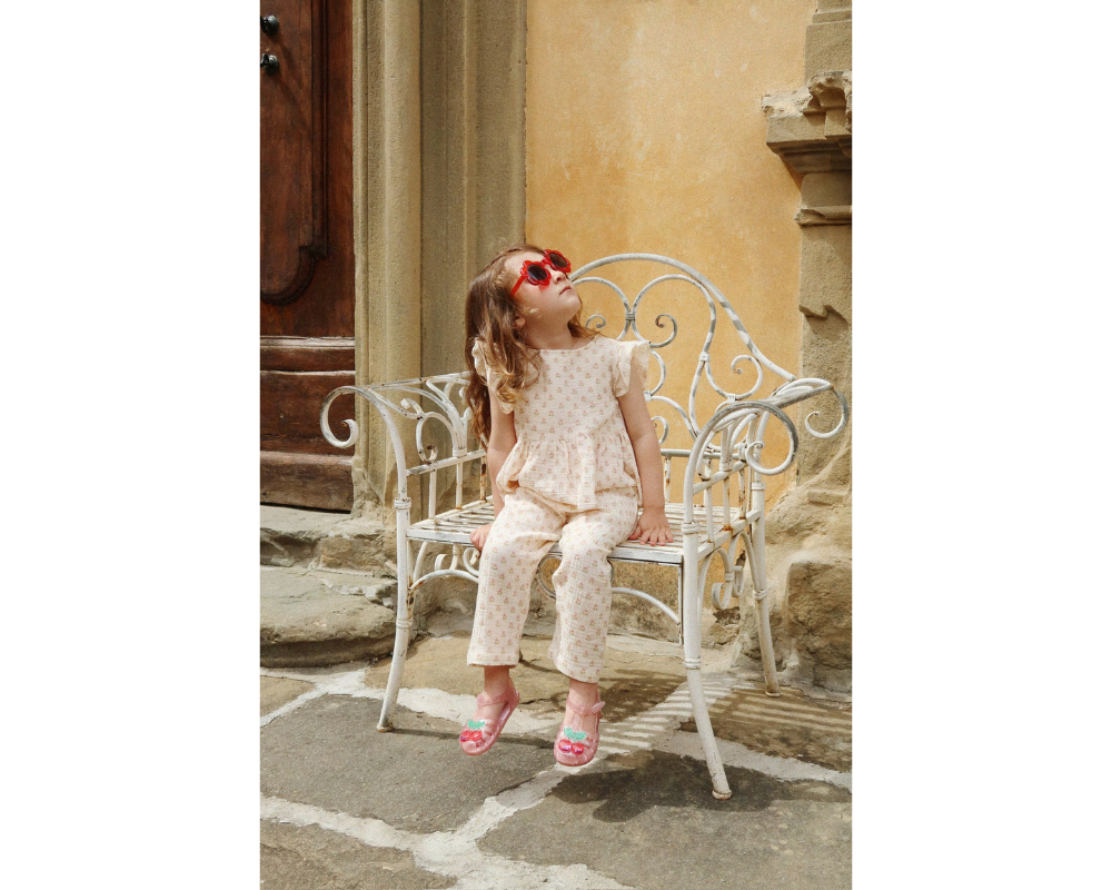 Coco Pants Set - Carta Rosa