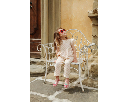 Coco Pants Set - Carta Rosa