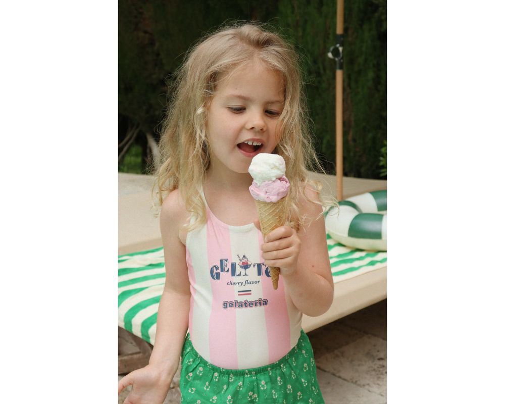 Pomia Gelato Swimsuit - Candy Rose Stripe