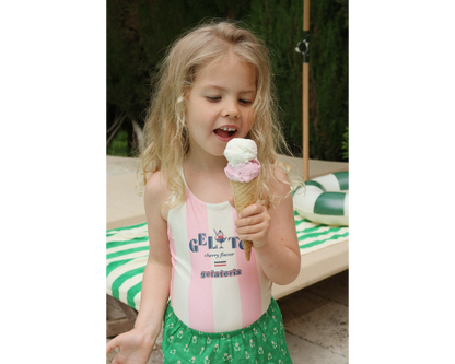 Pomia Gelato Swimsuit - Candy Rose Stripe