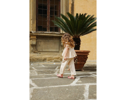 Coco Pants Set - Carta Rosa