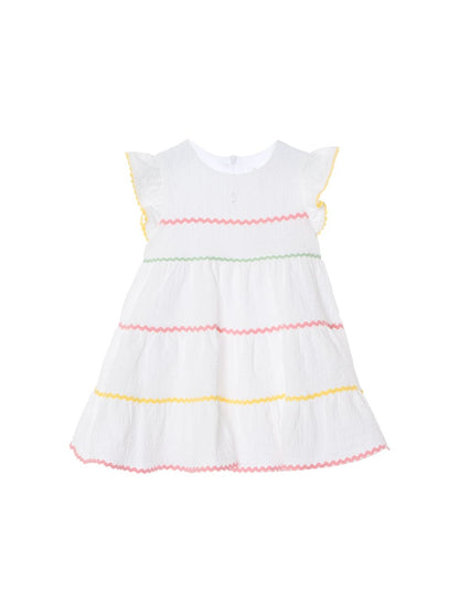 Scallop Stripe Dress
