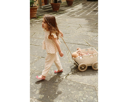 Coco Pants Set - Carta Rosa