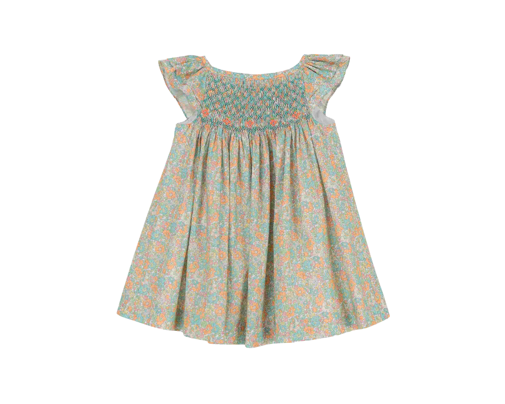 Soleil Dress - Orange Floral