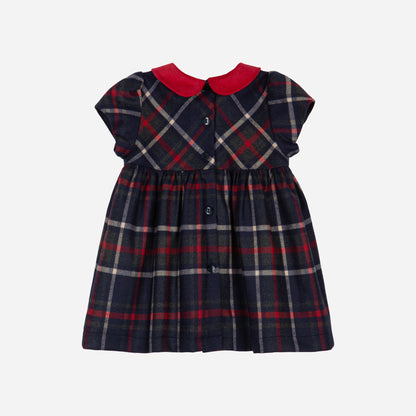 Baby Dress Woven - Balmoral Tartan