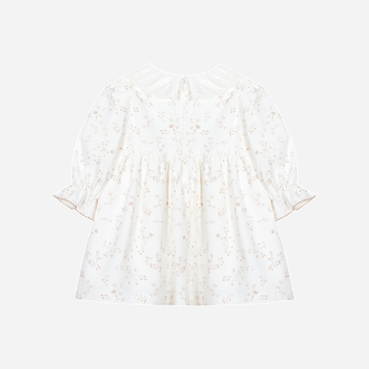 Beige Flowers Dress