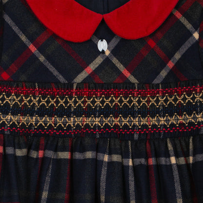 Balmoral Tartan Smocked Dress