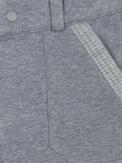 Grey Cotton Fleece Trousers