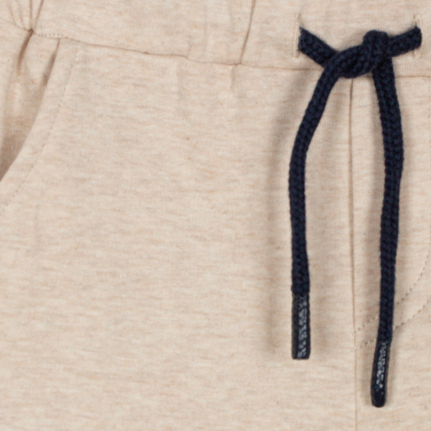 Beige Melange Sweat Set