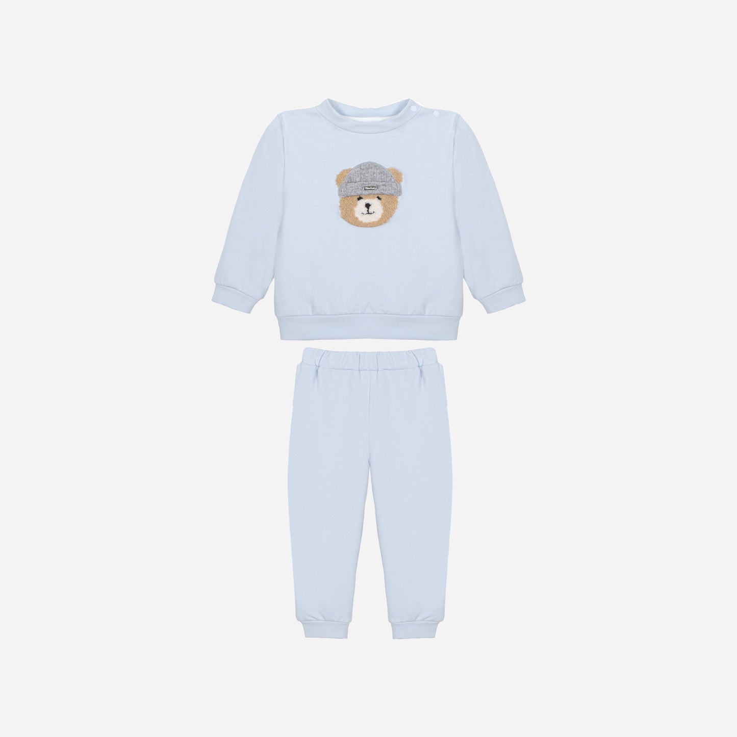 Bear Light Blue Sweat Set